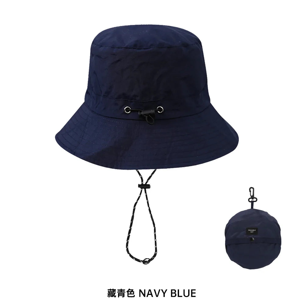 Waterproof Packable Bucket Sun Hat – Quick-Dry, Men & Women