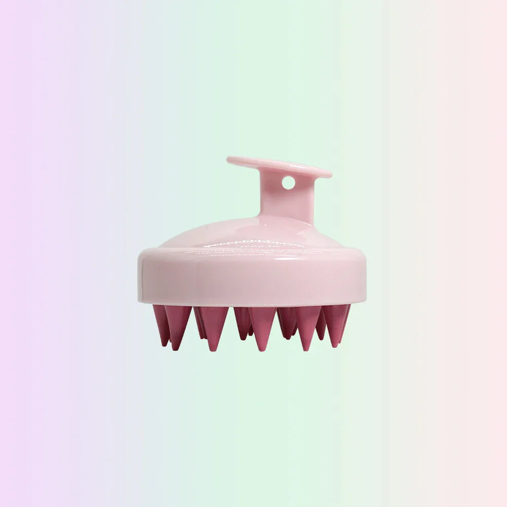 Soft Silicone Scalp Massager Shampoo Brush – Men & Women