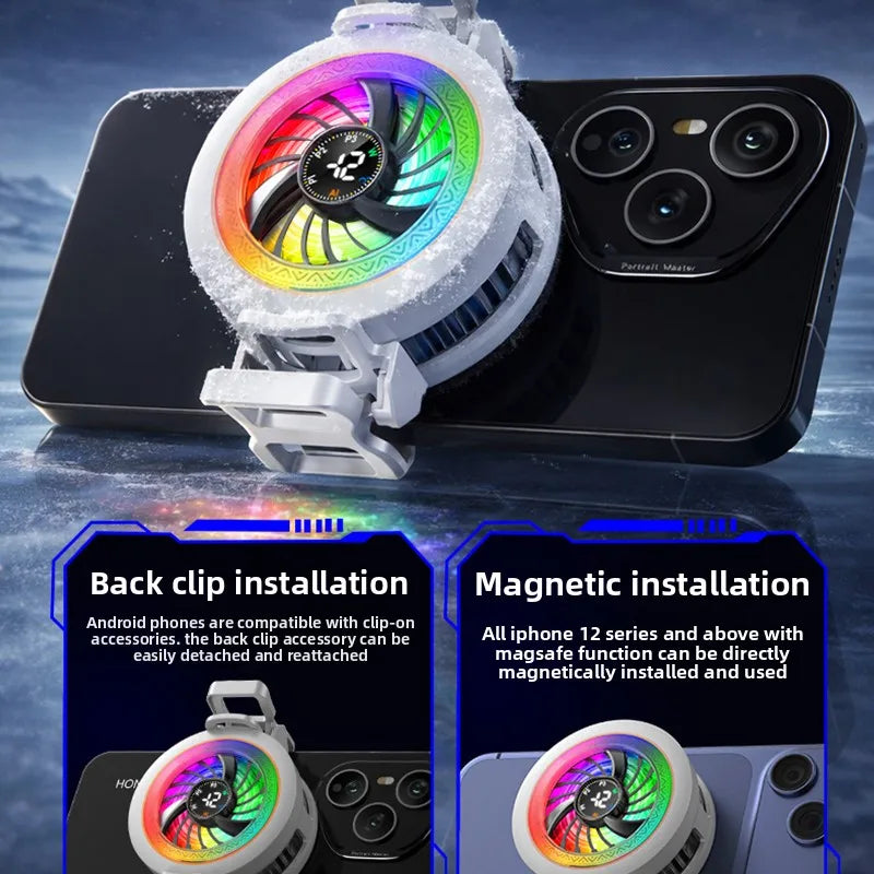 15w cell phone cooler radiator fan magnetic cell phone game cooler phone gaming phone cooler electric portable fridge cooling Peaceful Pleasures Health and Wellness