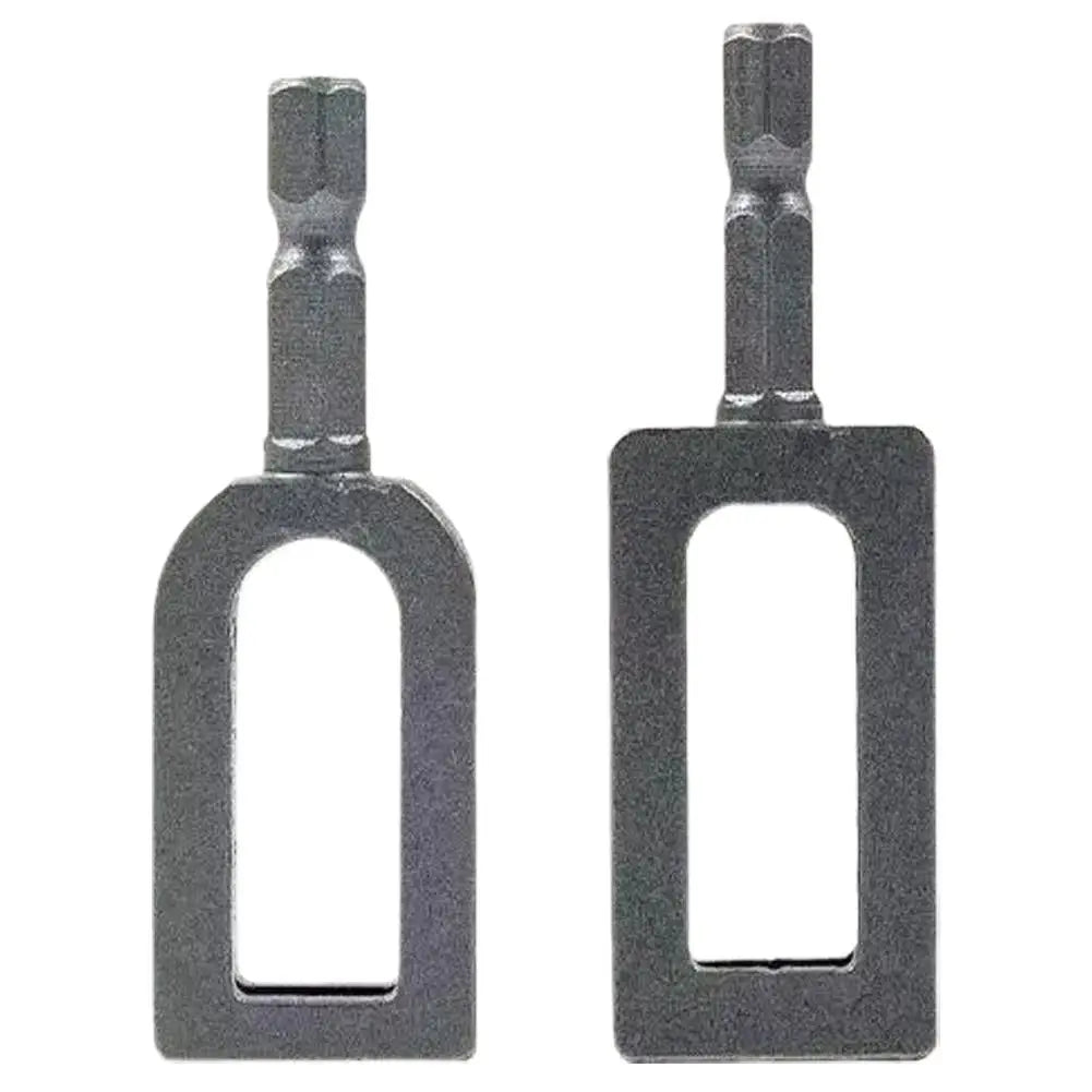 Steel Wire Twister Tool Electric Drill Attachment Fast Wire Twisting Fence Wire Tying Tool Cable Device For Construction Farm Peaceful Pleasures Health and Wellness 2pcs