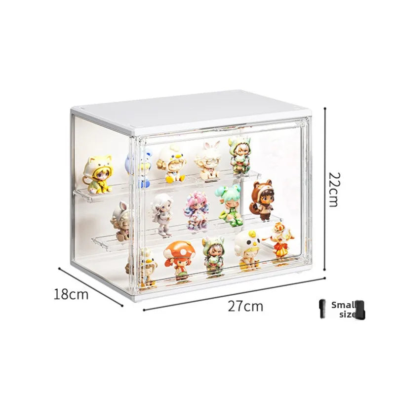 LED Illuminated Acrylic Display Box for Collectible Figures