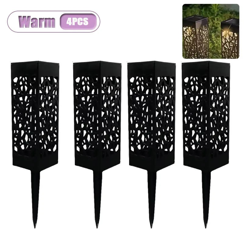 Solar Garden Stake Lights | LED Dusk to Dawn, IP65 Waterproof