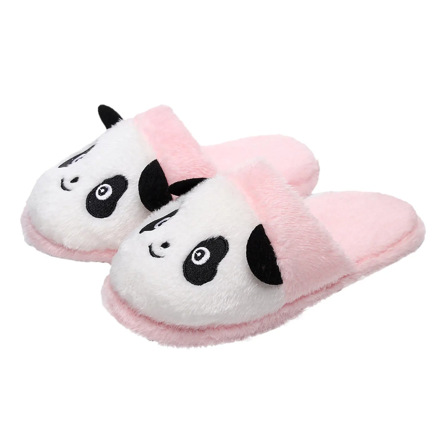 Cute Panda Plush House Slippers | Soft Non-Slip Fleece Winter