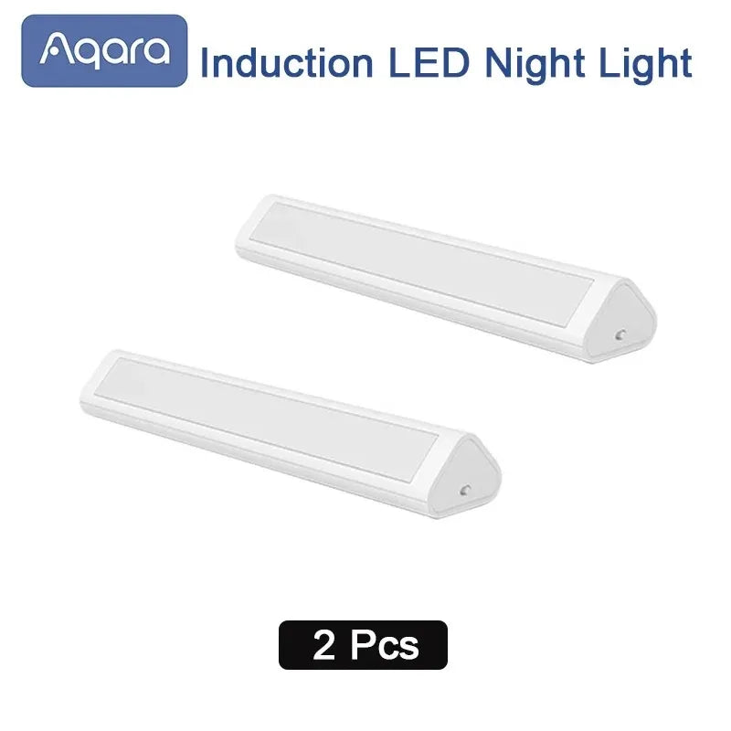 Original Aqara LED Induction Night Light Magetic Design 2Level Brightness Human Body Sensor Smart Home for Bedroom Bedside Peaceful Pleasures Health and Wellness 2ps China Mainland