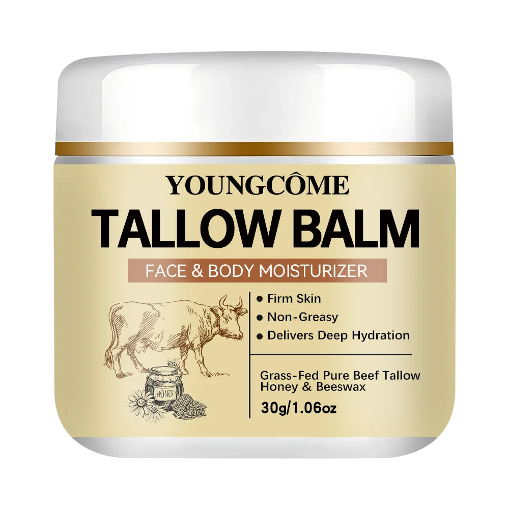 YOUNGCOME Beef Tallow Night Cream – Deep Hydration & Glow