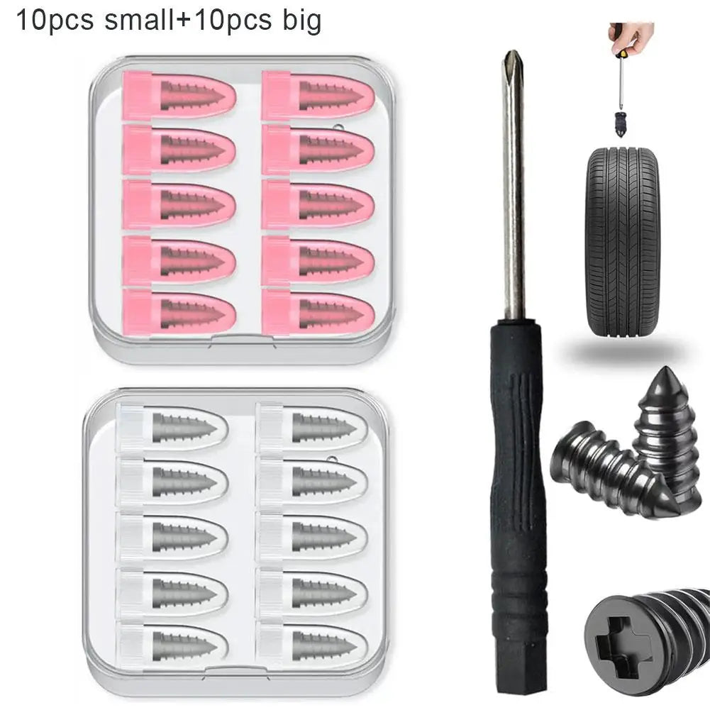 Rubber Tire Repair Nail Kit – Car, Truck & Motorcycle Tubeless