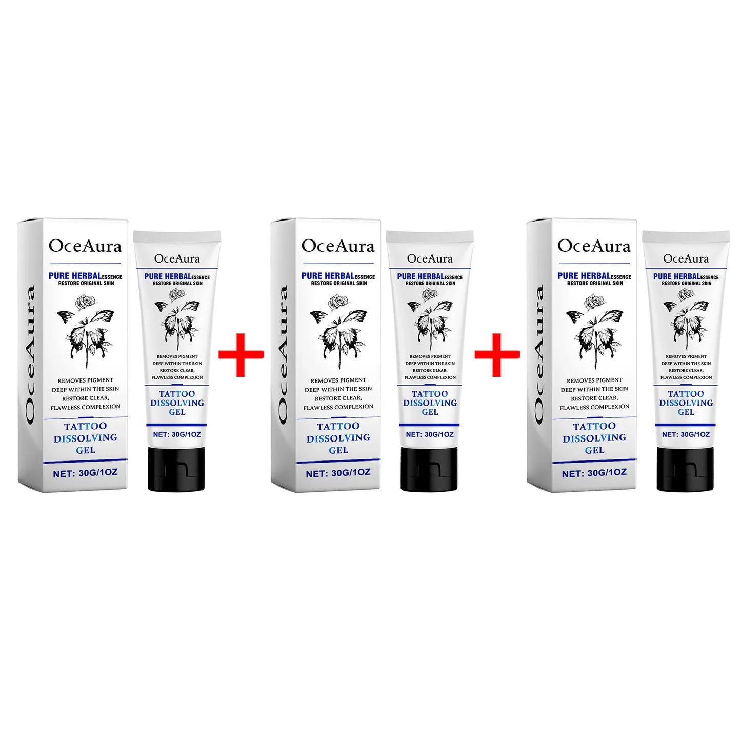 OceAura Tattoo Fading Gel – At-Home Ink Dissolving Cream