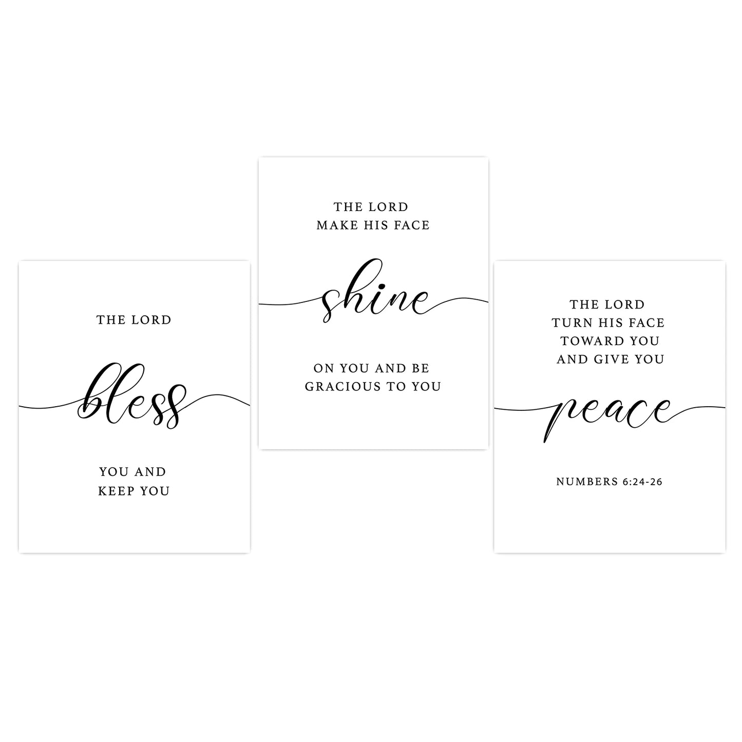 Christian Bible Verse Wall Art, Nordic Scripture Canvas Painting, Minimalist Poster Print for Office Bedroom Living Room Decor Peaceful Pleasures Health and Wellness 01 50x70cm NoFrame China Mainland