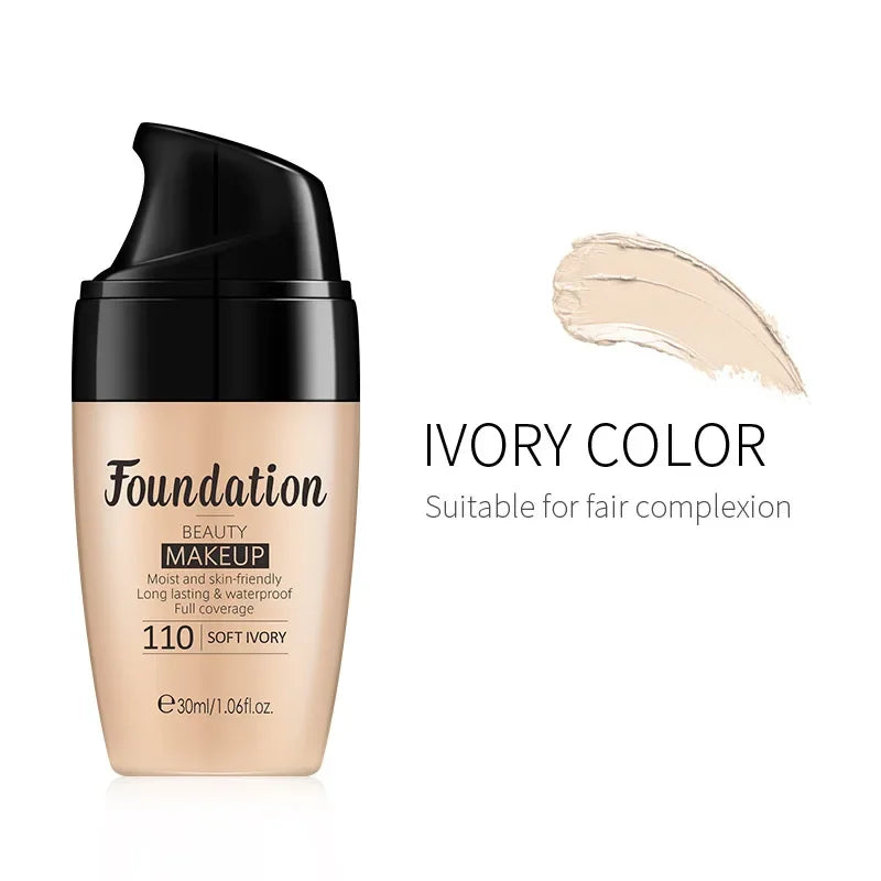 LAIKOU Liquid Foundation | Full Coverage Hydrating Natural Finish