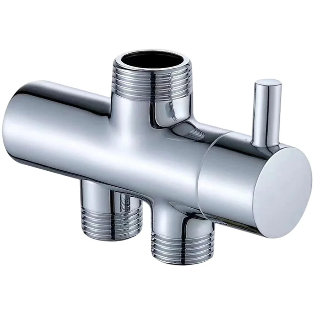 2-Way Wall-Mounted Shower Diverter Valve – Copper Chrome