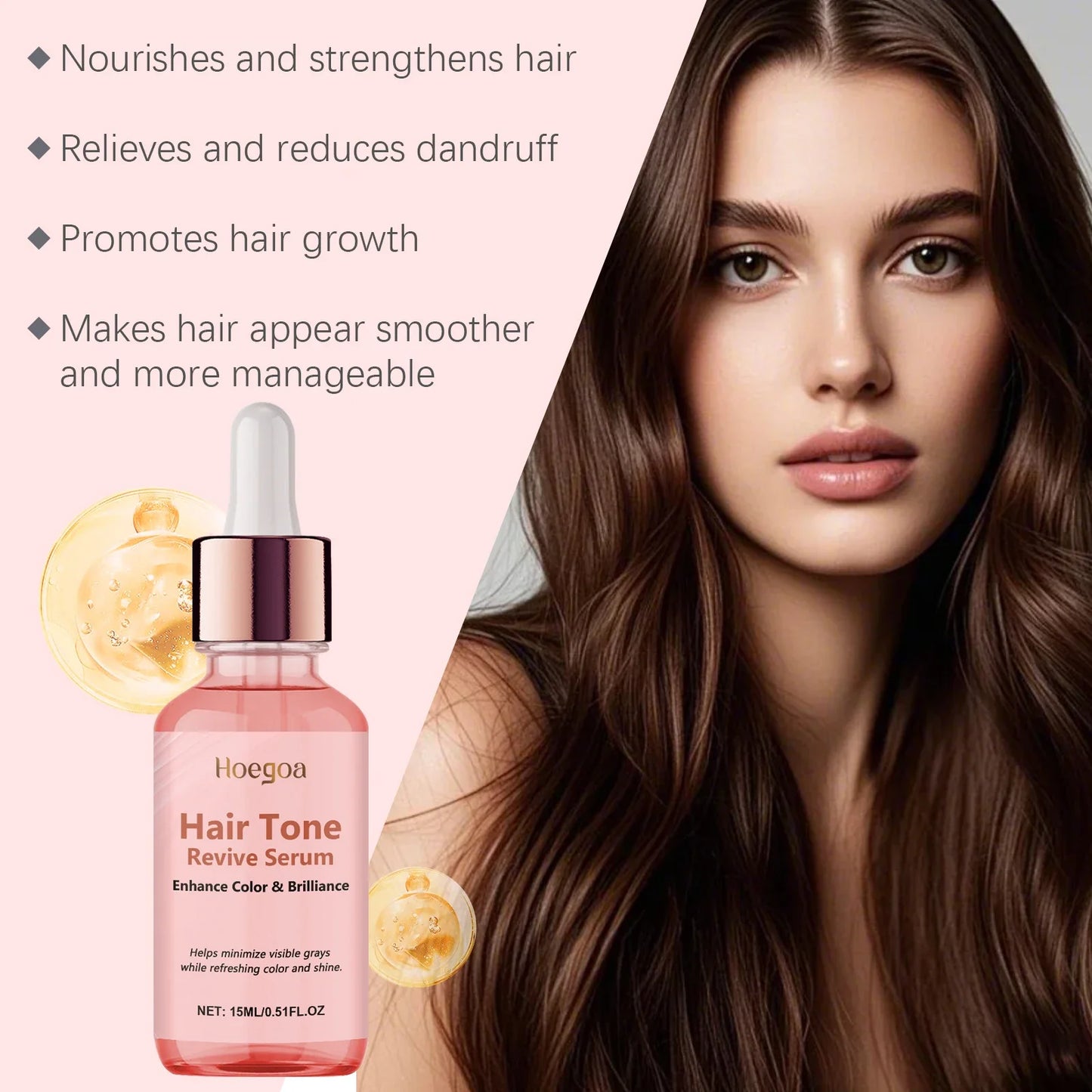 Smoothing Hair Serum – Shine, Nourish & Non-Greasy Essence