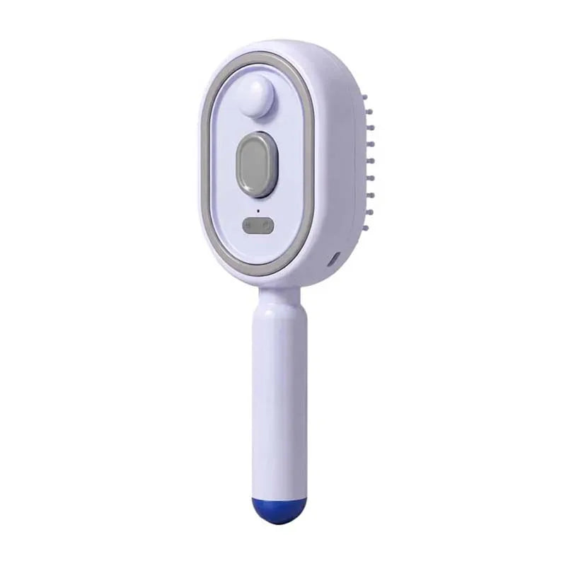 Factory Direct Sale 2-in-1 Red Light Scalp Massager Brush Original Manufacturer Wholesale Hair Care Comb with Mist Spray Peaceful Pleasures Health and Wellness PURPLE