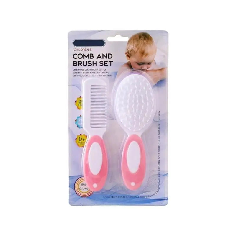 Baby Bath Brush & Comb Set – Soft Bristles for Infant Scalp