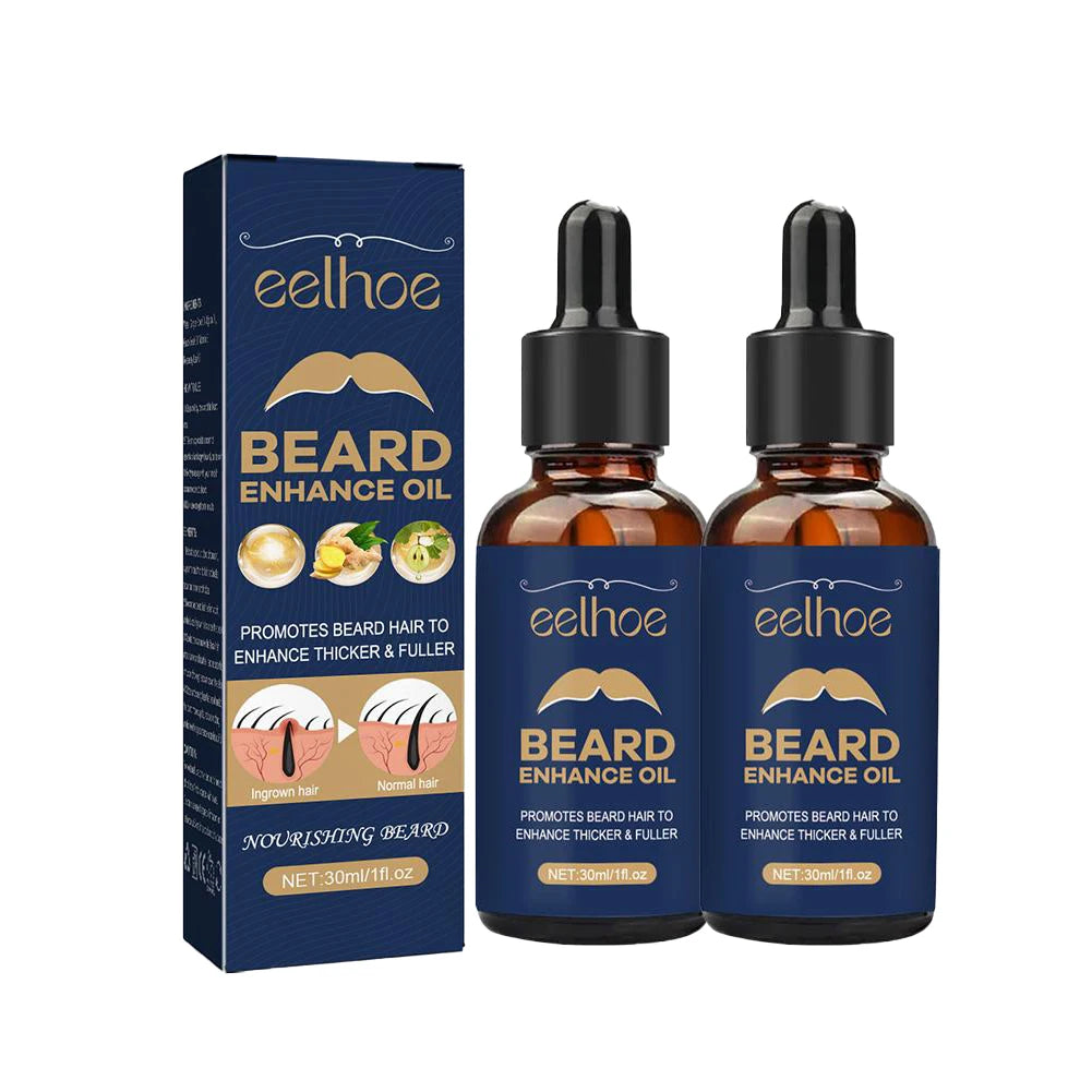 2pcs 30ml Beard Oil For Men Softens Strengthens Styling Beard Oil Beard Care Nourish Natural Oil Beard Care Peaceful Pleasures Health and Wellness