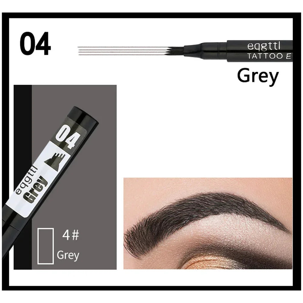Waterproof Liquid Eyebrow Pencil | Long-Lasting 6 Shades