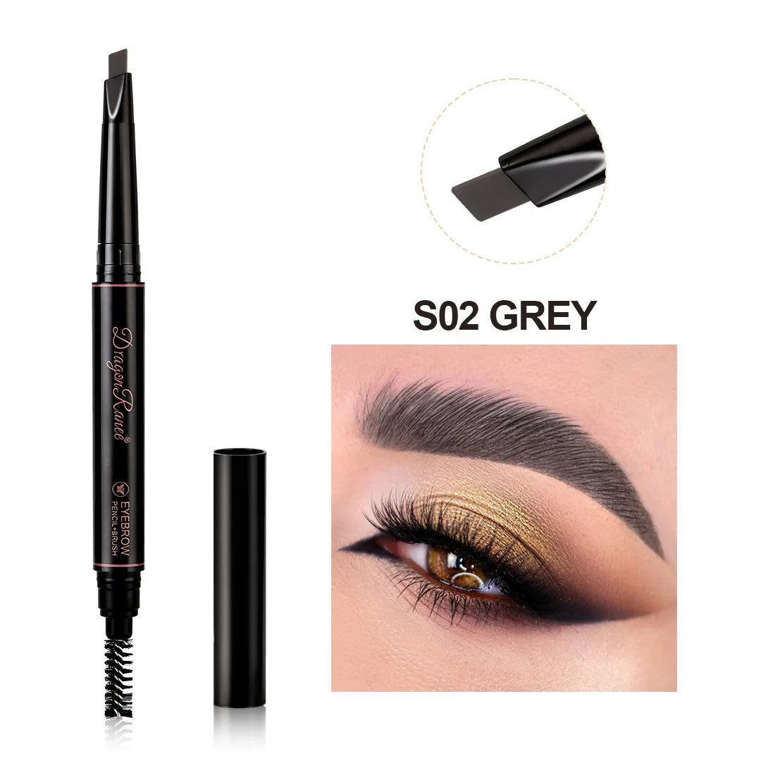 2-in-1 Waterproof Eyebrow Pencil with Spoolie Brush | All Day