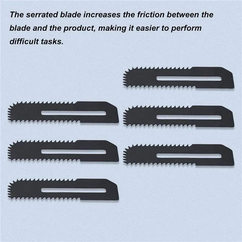 Y51A-60Pack Drywall Cut-Out Saw Blades For Cordless Cut-Out Saw, Cuts Drywall Up To 1-3/16 Inch Thick (Depth Markings) Peaceful Pleasures Health and Wellness