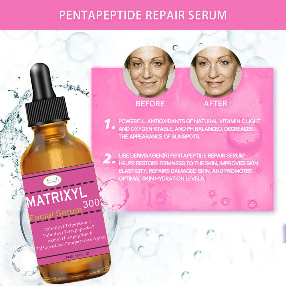 Matrixyl 3000, Hyaluronic Acid & Vitamin C Face Serum 2-Pack
