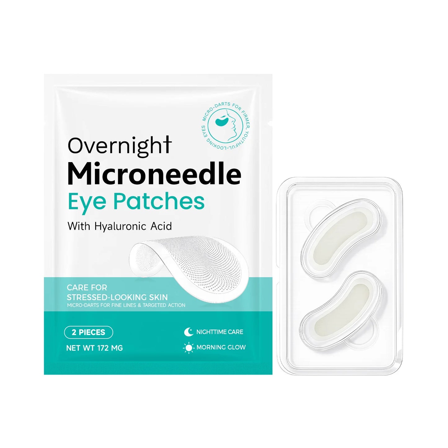 Hyaluronic Acid Overnight Eye Patches – Hydrating Sleep Mask