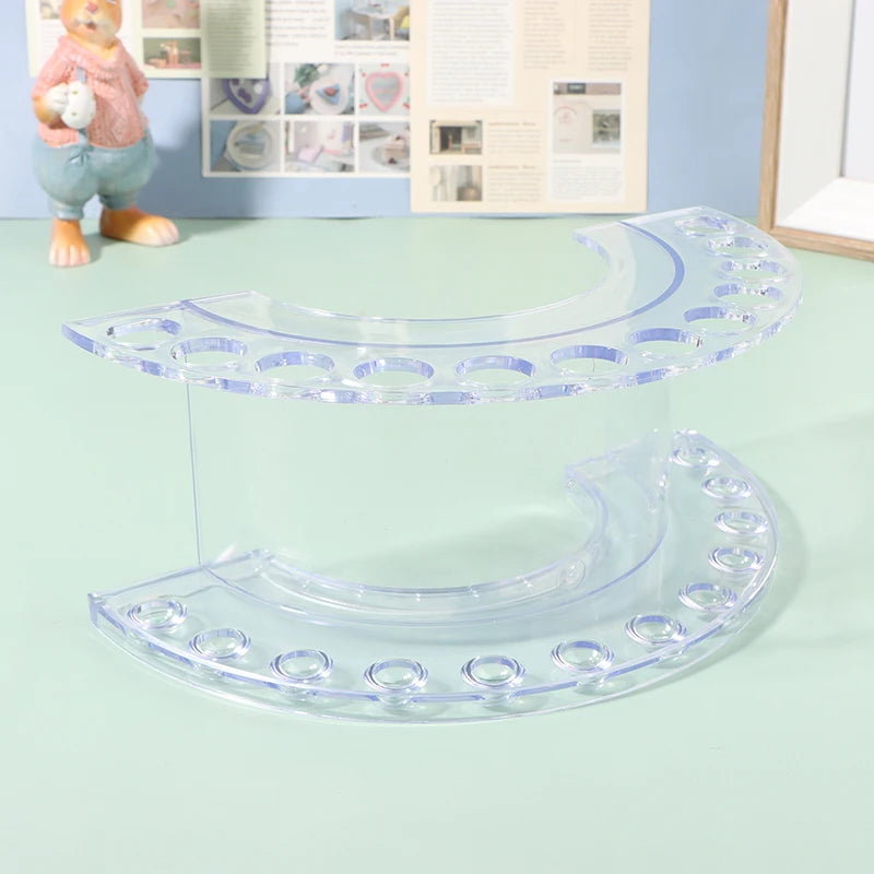 Acrylic Makeup Brush Holder & Organizer Stand | Beauty Storage