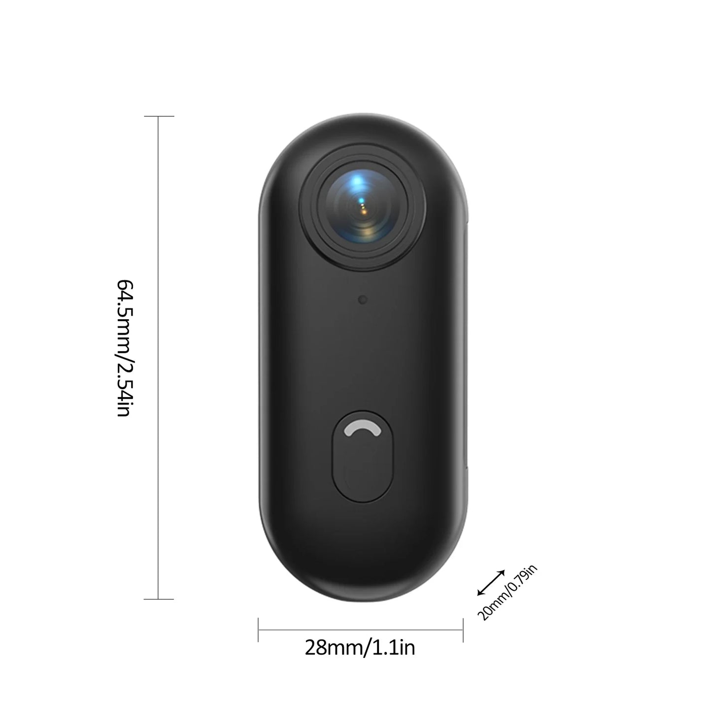 1080P Wifi Sports Action Camera 120 Wide Angle Magnetic Lanyard Water