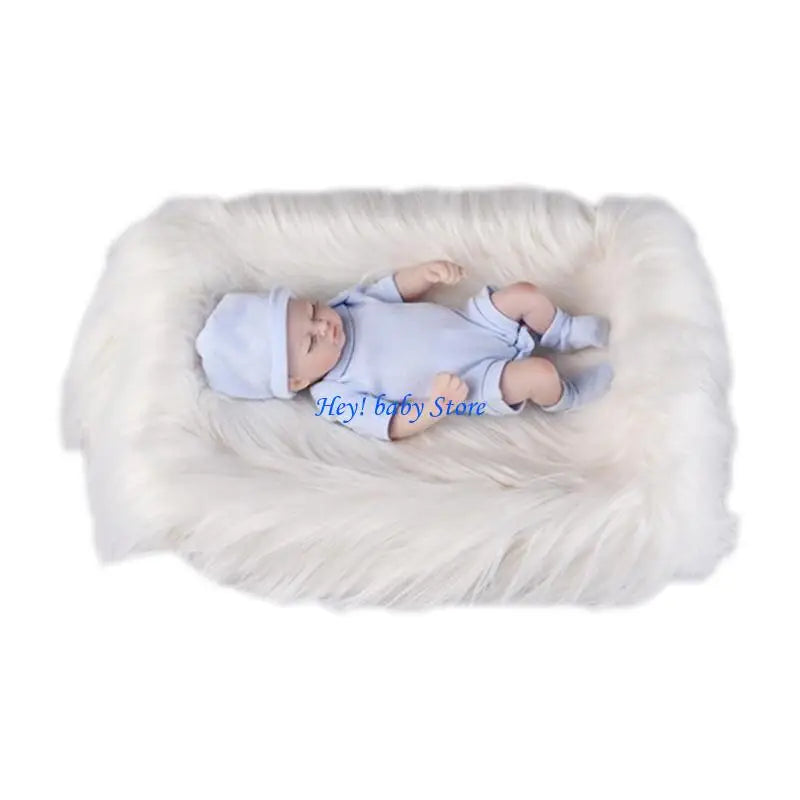 Newborn Plush Photography Blanket Backdrop – Baby Photo Props