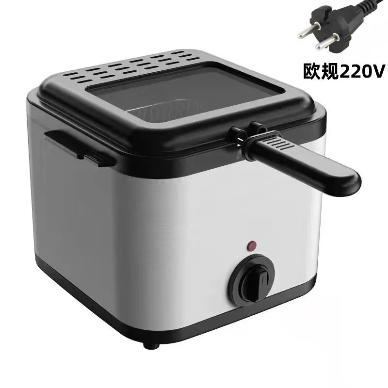 Portable Visual Electric Fryer – French Fries & Dough Sticks