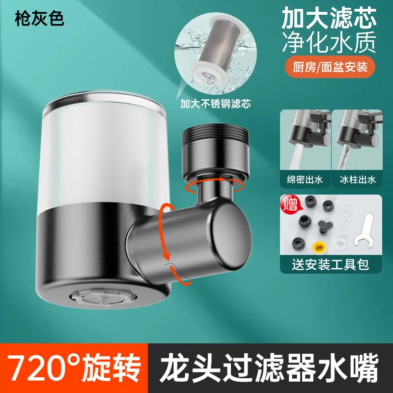 Metal 720° Rotating Faucet Aerator Sprayer Head 22/24mm