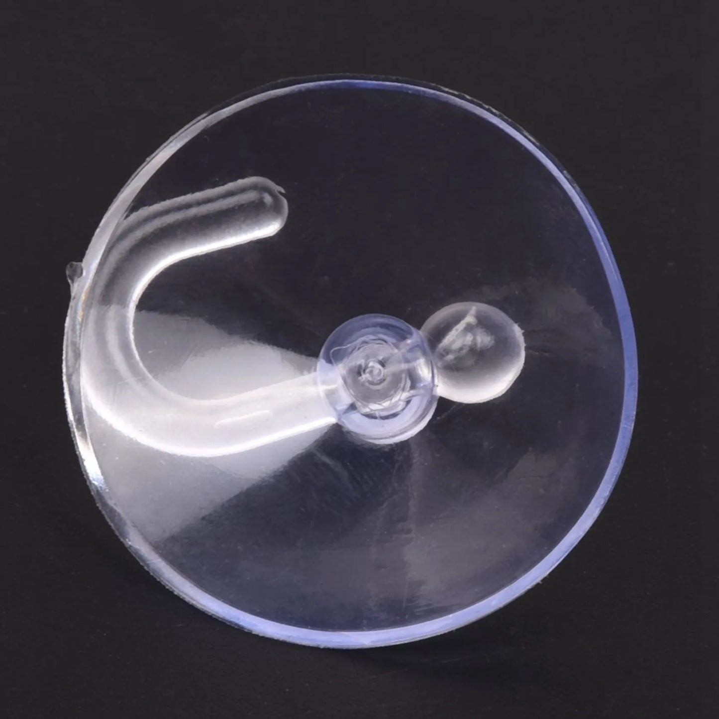 A36T-PVC Plastic Suction Cup Hook 40Mm 24 Pcs Clear Blue Peaceful Pleasures Health and Wellness