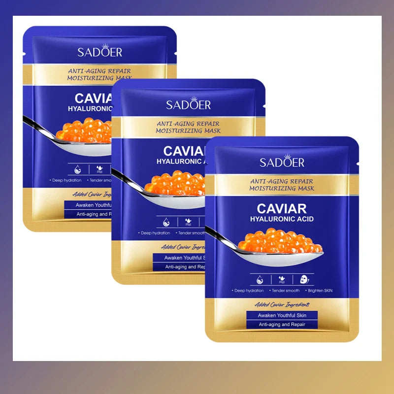 Caviar & Hyaluronic Acid Face Mask – Lifting, Firming & Hydrating
