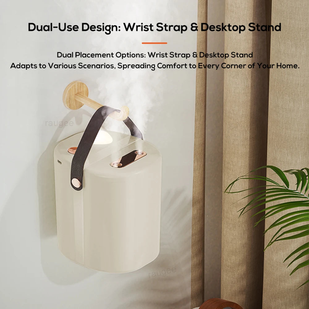 1.3L Air Humidifier Professional Large Capacity Humidifier for Home Double Spray Port Cool Mist Maker Humidifier with LED Light Peaceful Pleasures Health and Wellness