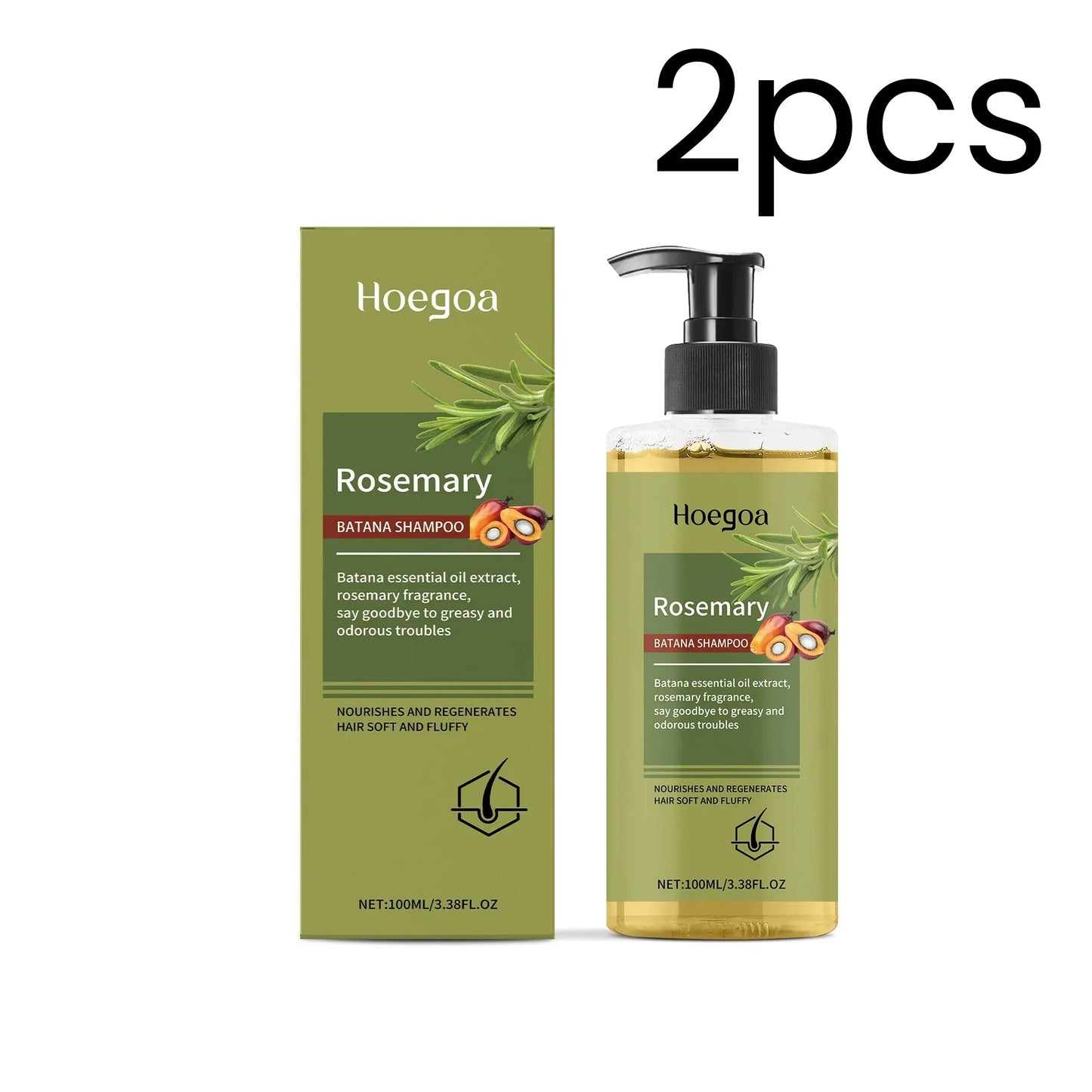 Hoegoa Anti-Dandruff Shampoo Deep Cleansing Scalp Care 100ml