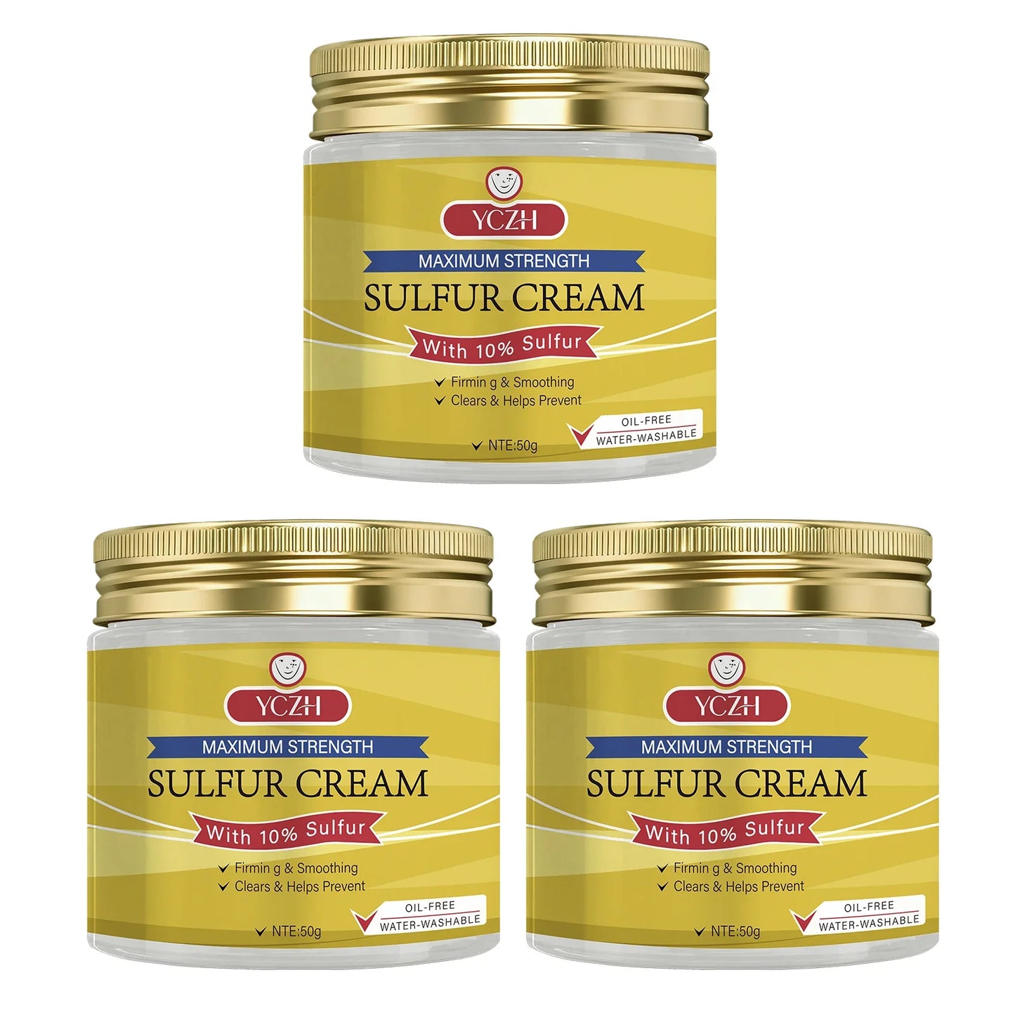 YCHZ Sulfur Cream – Pore Minimizing, Firming & Oil Control 50g