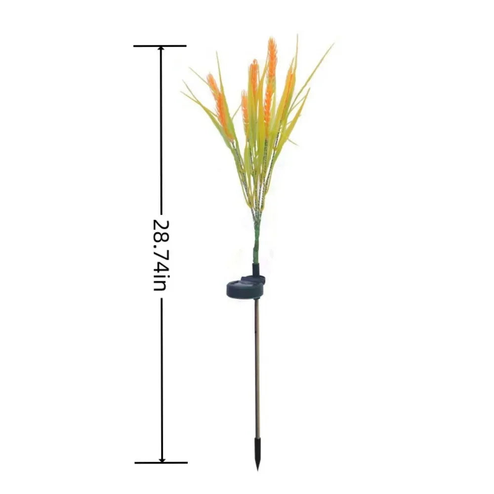 7-Head Solar Wheat Ear Garden Stake Light | Outdoor Decor