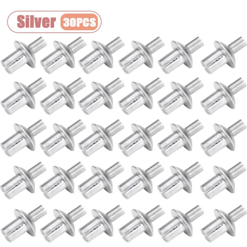 Aluminum Hammer Drive Rivets – Dome Head Split Mandrel 10–100 PCS