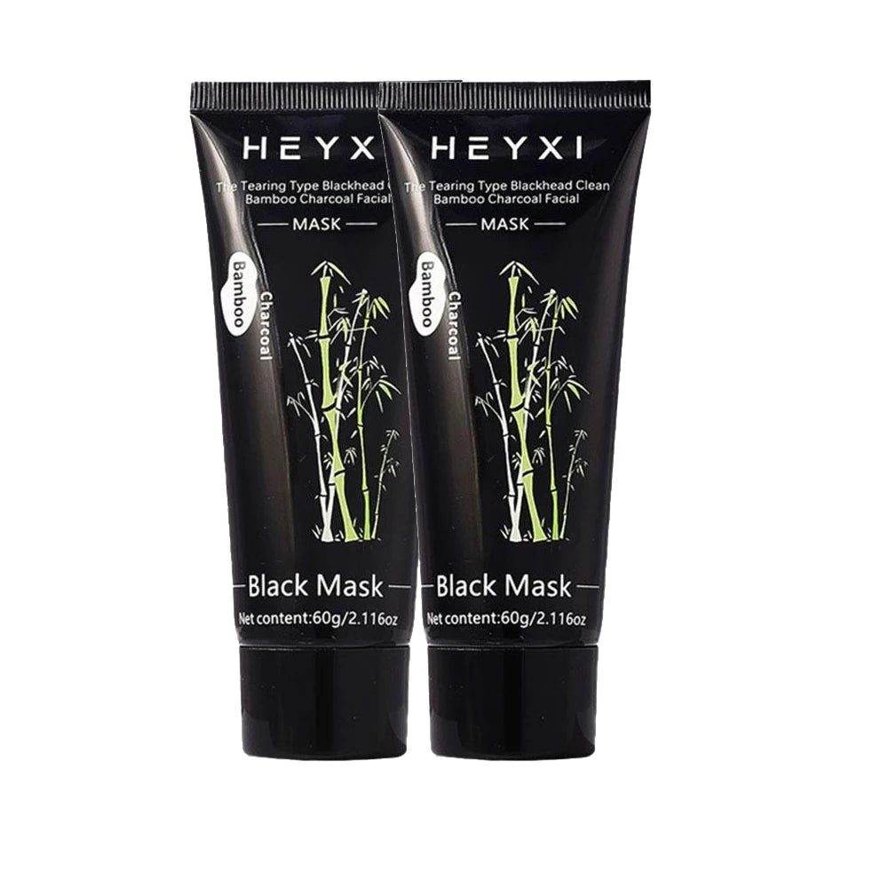 Peel-off blackhead cleansing bamboo charcoal mask, deeply cleanses, purifies, refines pores, for both men and women Peaceful Pleasures Health and Wellness 2PCS