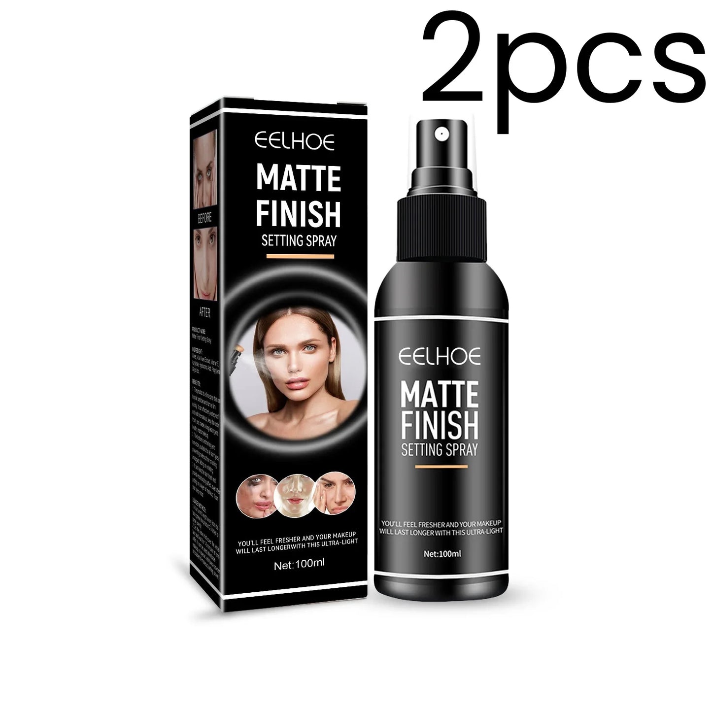 Eelhoe Matte Setting Spray – Oil Control & Pore Minimising 100ml