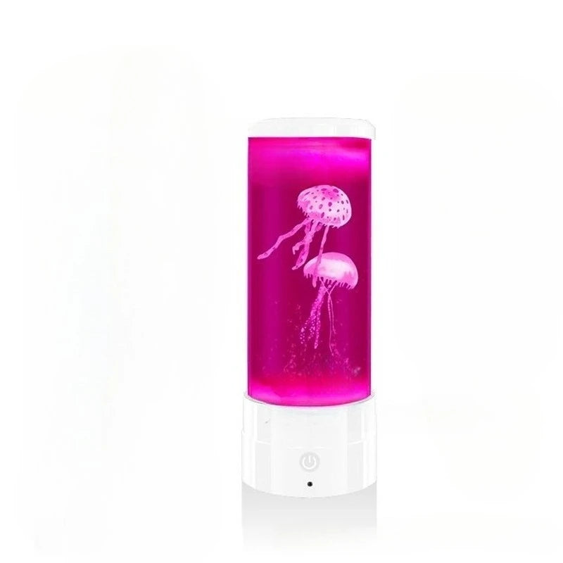 Colorful Jellyfish LED Night Light | USB Atmosphere Bedroom Lamp