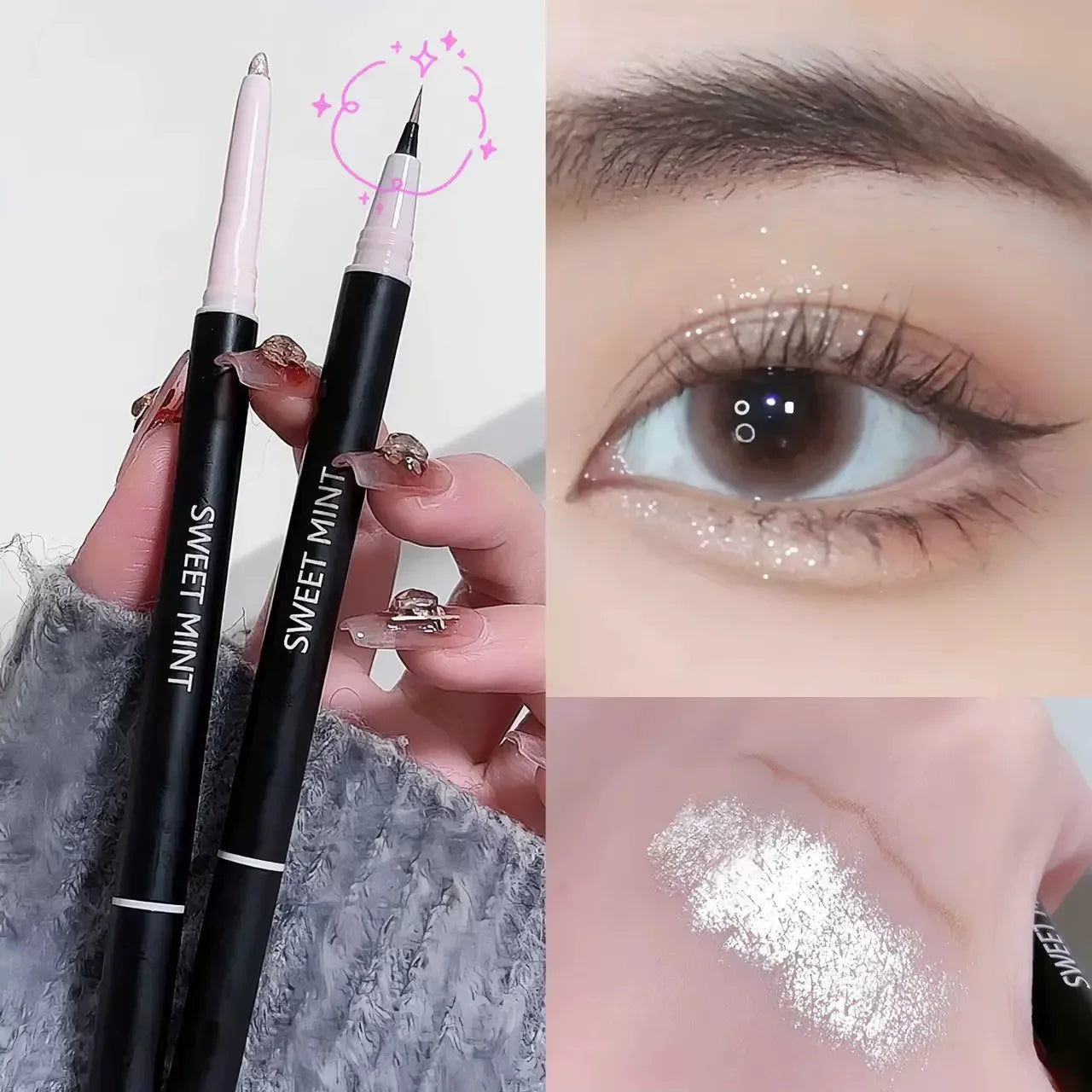 Double-Ended Silkworm Highlighter & Contour Eye Makeup Pen
