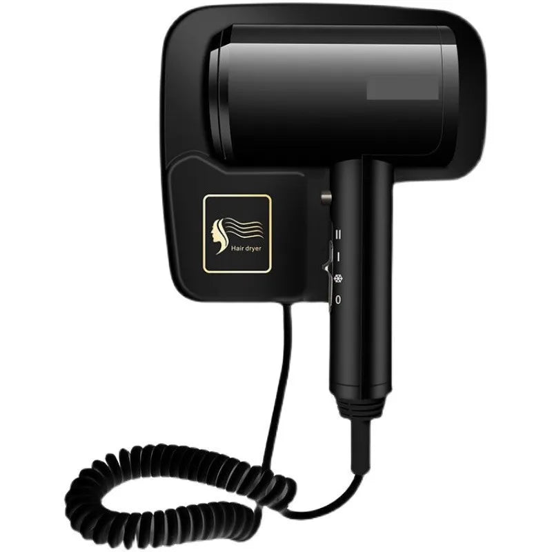 2025 Wall Mounted Hair Dryer, Hotel Home Bathroom, Bathroom, Wall Mounted Hair Dryer Manufacturer Wholesale Peaceful Pleasures Health and Wellness Black US