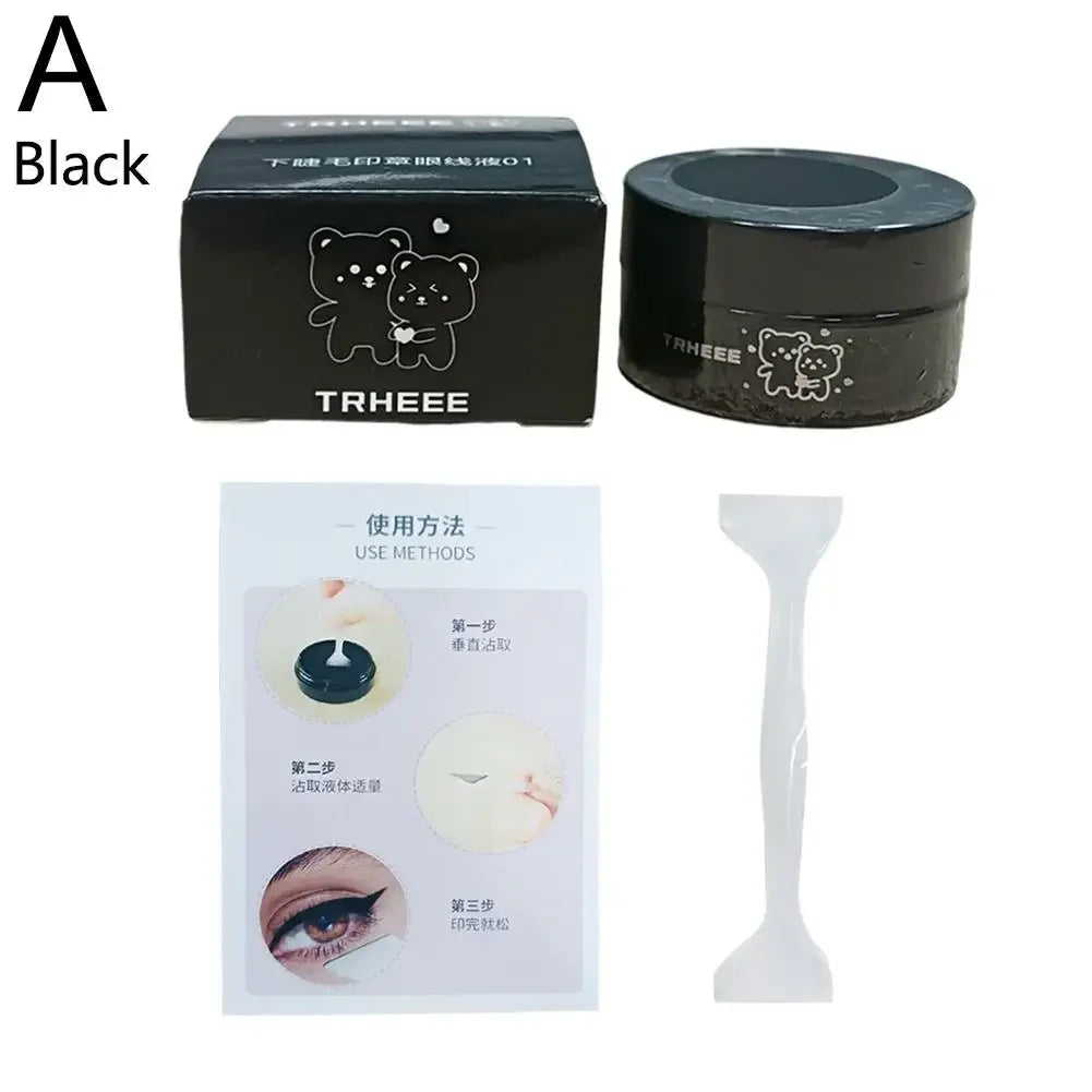 Double Ended Eye Eyeliner Stamps Set Eye Shadow Cosmetic Easy To Color Eye Liner Stamping Stencil Accessories Lash Make Up Tools Peaceful Pleasures Health and Wellness Black
