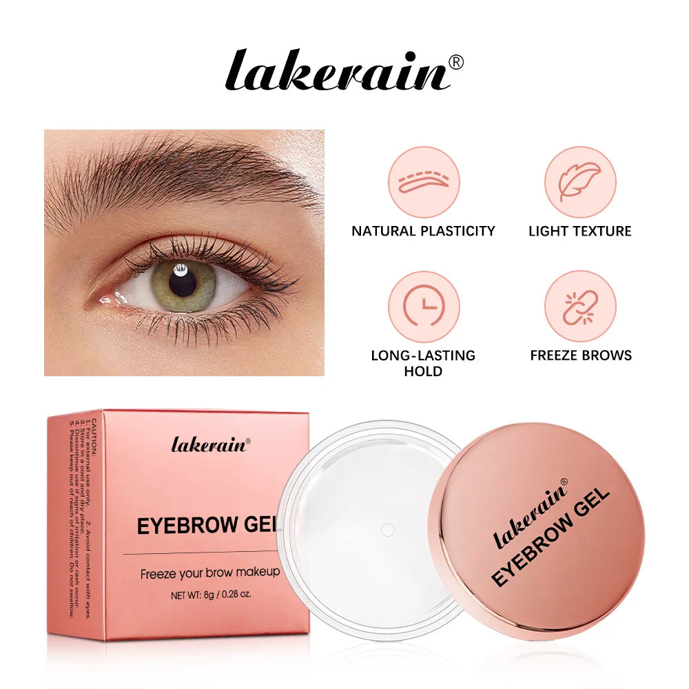 3D Waterproof Eyebrow Sculpting Gel Wax – Natural Hold 8g