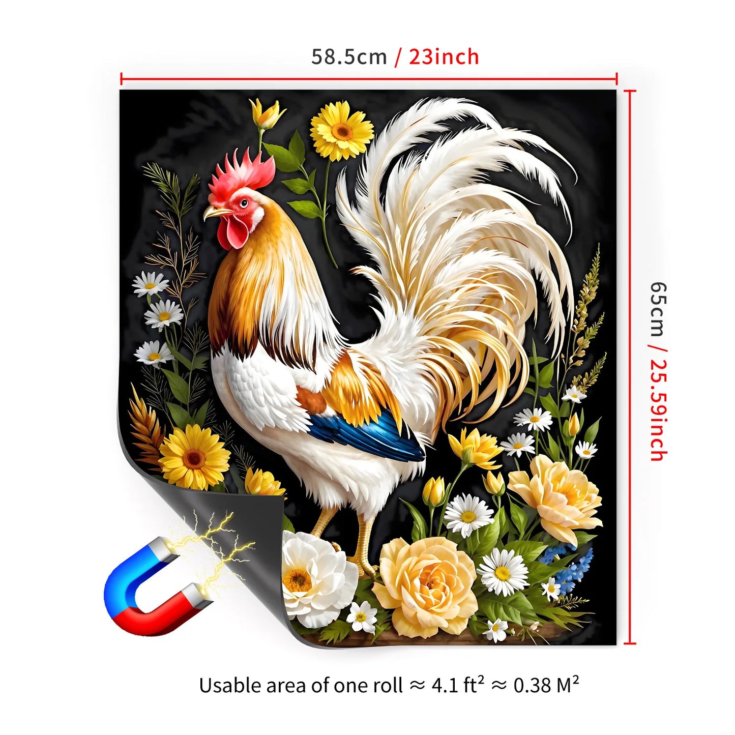 Household dishwasher magnetic patch kitchen and refrigerator magnetic patch Peaceful Pleasures Health and Wellness MDS54