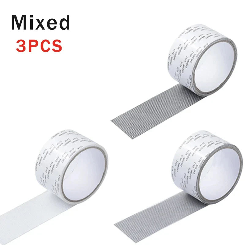 Window Screen Repair Tape – Self-Adhesive Mesh Patch