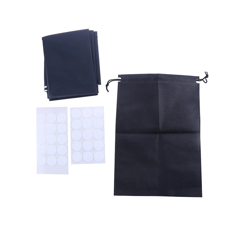 Self-Adhesive Pleated Blinds – Half Blackout Window Shades
