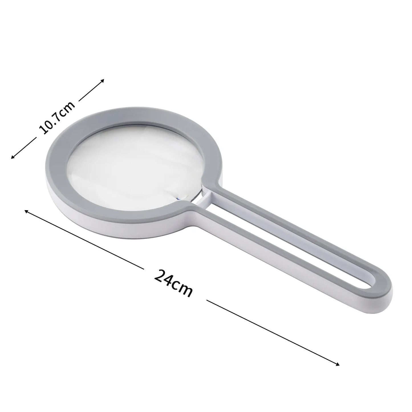 Handheld Magnifying Glass, High-Power Portable, Elderly Reading, Children Observation, Reading Magnifying Glass Peaceful Pleasures Health and Wellness
