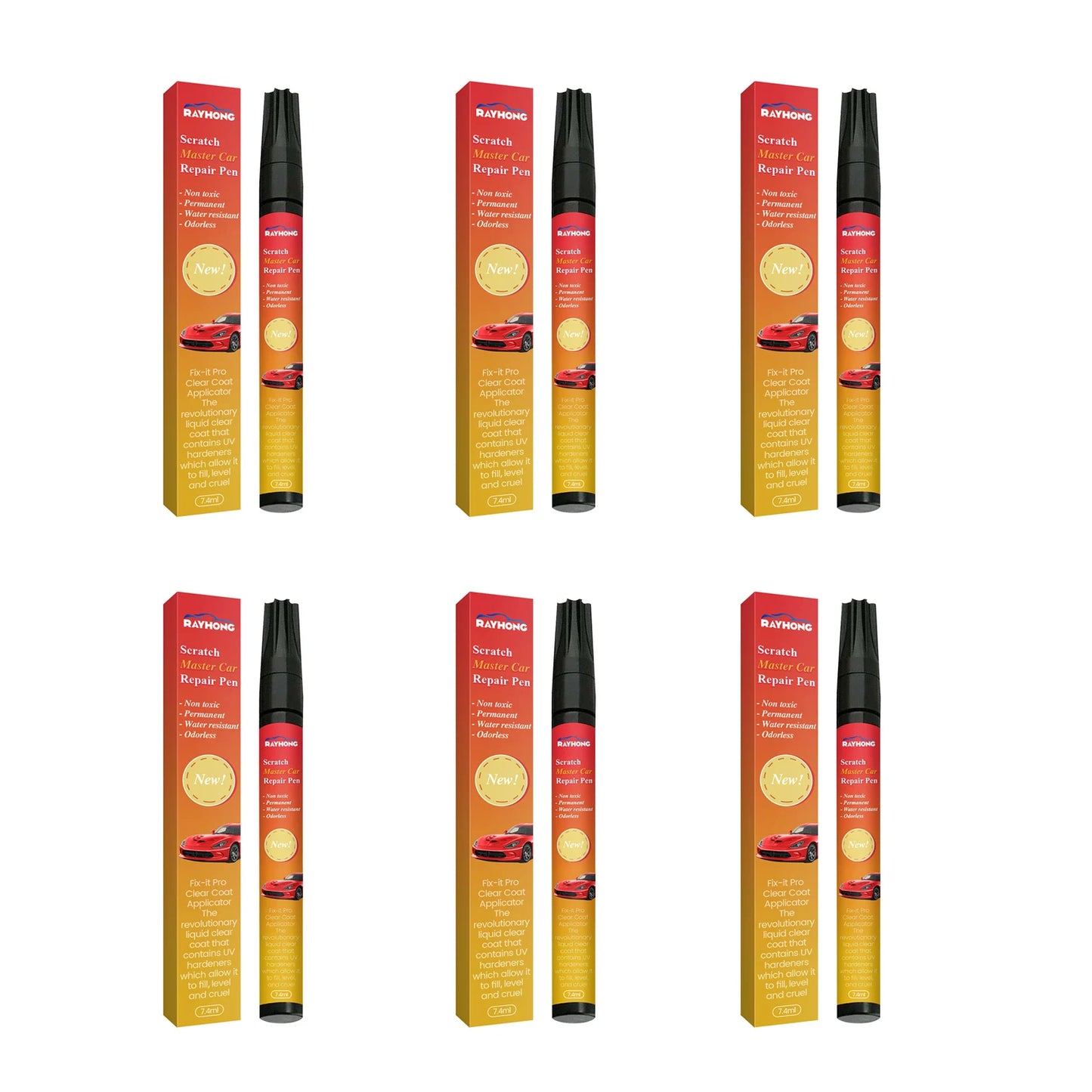 Car Scratch Repair Touch-Up Paint Pen – All Colors, Weatherproof