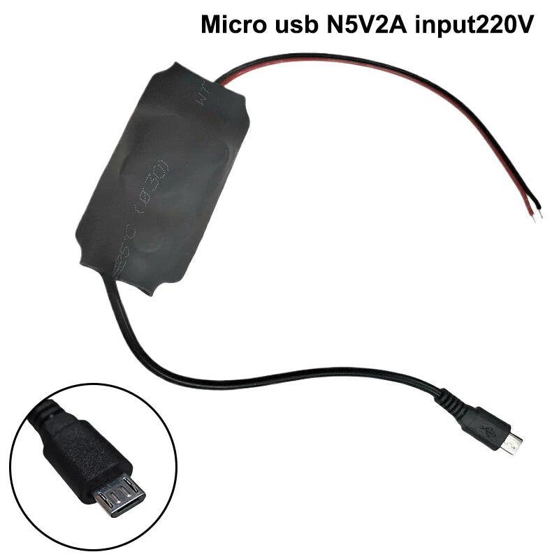 USB Type-C AC to DC 5V Power Supply Transformer | 1A/2A