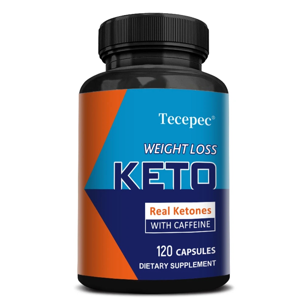 Keto BHB Capsules 2000mg – with Sodium, Caffeine anhydrous, Supports Metabolism Energy Focus & Immune System, Weight Management Peaceful Pleasures Health and Wellness 120 count-1 bottle