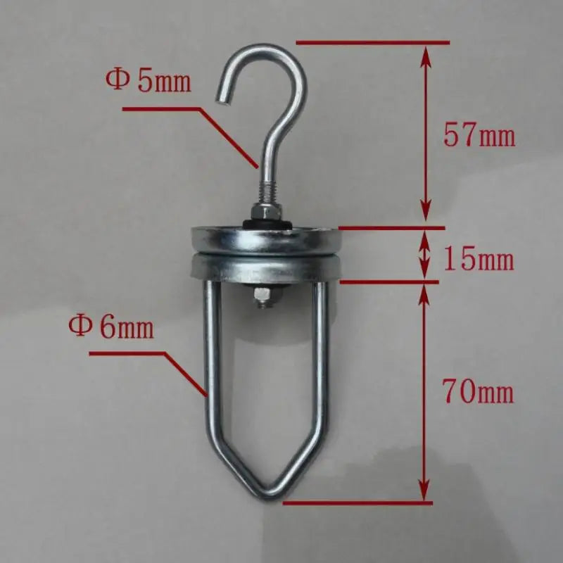Heavy Duty Steel Rotating Swivel Hooks – Powder Coating & Blasting